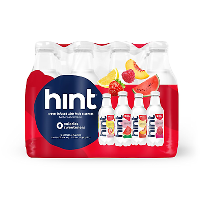 #ad Hint Water Red Variety Pack Pack of 12 16 Ounce Bottles 3 Bottles Each of: and $20.69