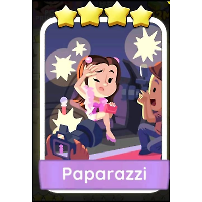 #ad Monopoly Go Paparazzi⭐️⭐️⭐️⭐️4 Star Stickers ⚡️Fast Delivery $4.00