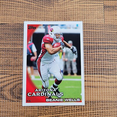 #ad Beanie Wells Arizona Cardinals Topps Card #176 MINT 2010 $1.00