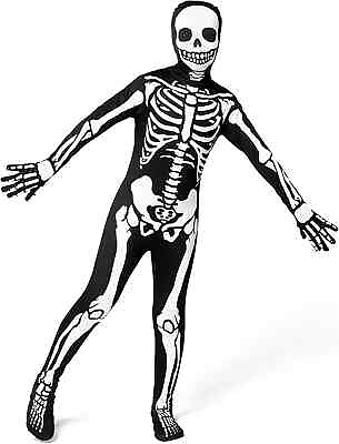 #ad Spooktacular Creations Skeleton Costume for Kids Medium 8 10 yrs $19.95