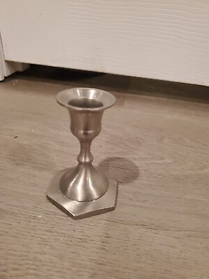 #ad Small Metal Candlestick Holder $7.00