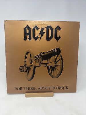 #ad AC DC ‎ For Those About To Rock Vinyl LP SD 1111 1981 US Print First Pressing SP $26.99