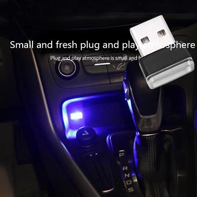#ad Mini USB LED Car Interior Light Neon Atmosphere Ambient Bulb Hotsale{ $1.01