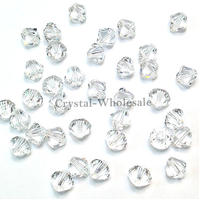 #ad 3mm Crystal 001 clear Genuine Swarovski 5328 XILION Bicone Beads Jewelry Making $50.48