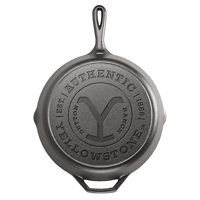 #ad Yellowstone x Lodge Cast Iron Skillet 10.25quot; Authentic Y $23.23
