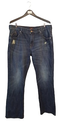 #ad Rock amp; Republic Henlee Denim Distressed Blue Men#x27;s Jeans Size 38x32 $73.40