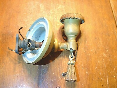 #ad Ornate Antique Bradley amp; Hubbard Wall Sconce Candle Lamp Signed $39.09