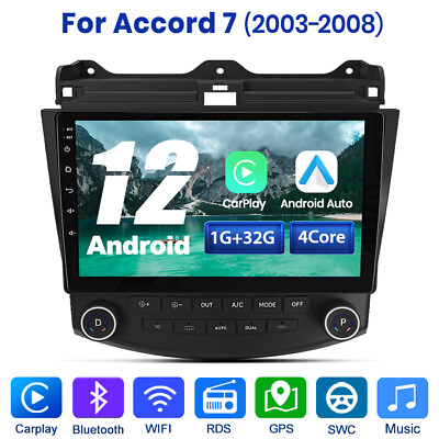 #ad 132G Android 10quot; Car Radio Stereo GPS Navi WIFI BT For Honda Accord 7 2003 2007 $99.99