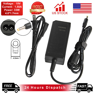 #ad AC Adapter For HP Mini 110 3030nr 110 3135dx 110 3018CL Power Supply Charger 40W $9.99
