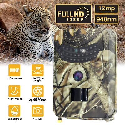 #ad Hunting Game Trail Camera 1080P Wildlife Cam Night Vision HD Video Recording $14.99