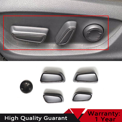 #ad For Toyota Camry 2018 2021 Black Wood Grain Seat Adjust Handle Button Cover Trim $37.30
