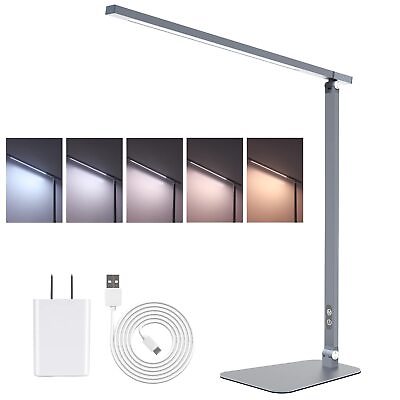 #ad PERFINE LED Desk Lamp Table Lamps for Home Office Metal Touch Controls Read... $42.52