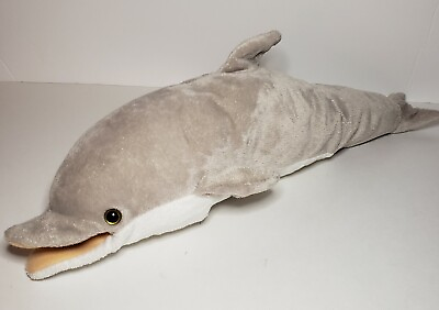 #ad Dolphin Puppet Adventure Planet Plush Sea Animal Fish Preschool Teacher $8.00