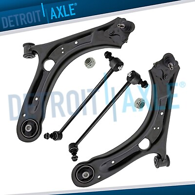 #ad FWD Front Lower Control Arms w Ball Joints Sway Bars for 2012 2016 Passat Beetle $92.15