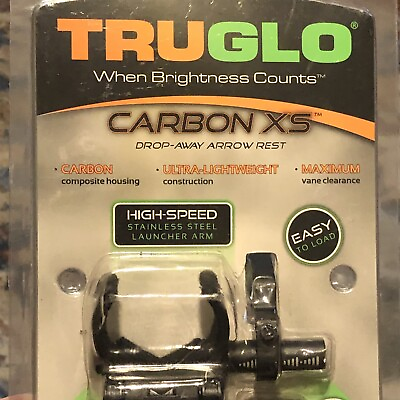 #ad Truglo Carbon XS Drop Away Arrow Rest for Left and Right Handed Bows $24.99
