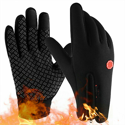 #ad Thermal Windproof Waterproof Winter Gloves Touch Screen Warm Mittens Men Women $7.83