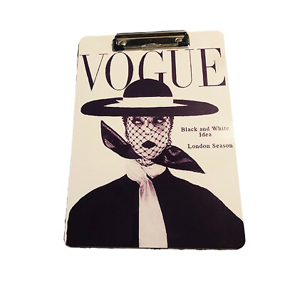 #ad VOGUE Irving Penn Black and White Idea Jean Patchett ClipBoard 2 Sided $99.00