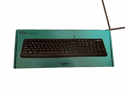 #ad logitech k120 wired keyboard $20.00