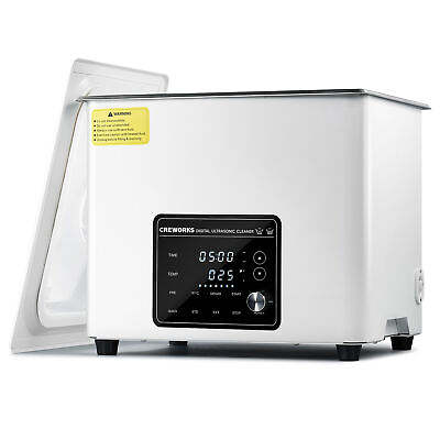 #ad CREWORKS Smart 10L Ultrasonic Cleaner 300W Heater with Degas amp; Preheating Mode $139.99