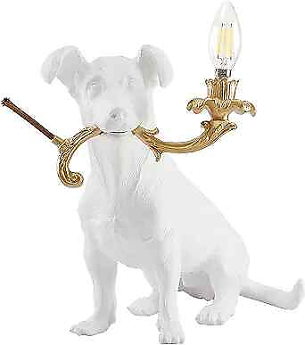 #ad Modern Resin Carved Table LampDesk LampFloor LampAnimal LampBedside Dog $208.82