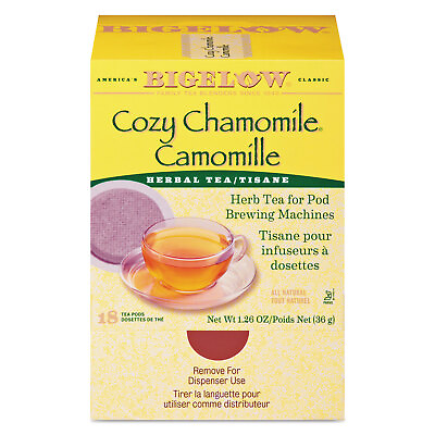 #ad Bigelow Cozy Chamomile Herbal Tea Pods 1.90 oz 18 Box 10906 $15.16