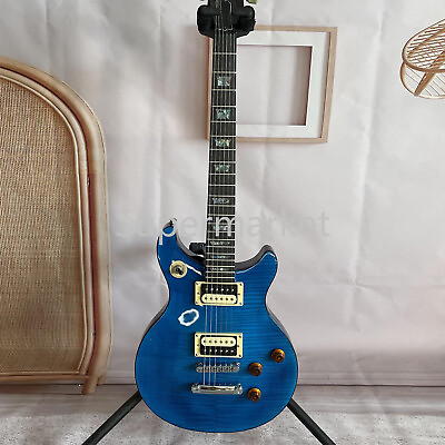 #ad Electric Guitar Blue Tak Matsumoto DC Mahogany Body Solid Body Chrome Part $262.26