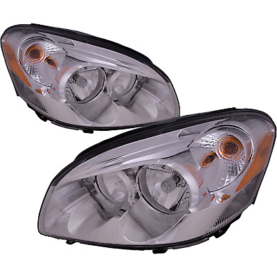 #ad 5 Bulb Left and Right Headlight Set For Buick Lucerne 2006 2011 CAPA Certified $210.19