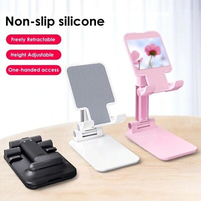 #ad Adjustable Cell Phone Tablet Stand Desktop Holder Mount Mobile Phone iPad iPhone $4.95