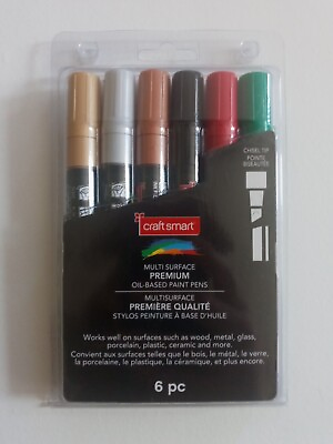 #ad Premium Fine Tip Oil Based Paint Pens by Craft Smart 621356 NEW $14.99