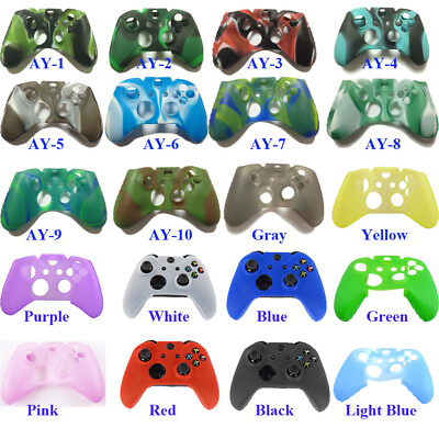 #ad Silicone Rubber Skin Protective Case Cover for Microsoft Xbox One S Controller $6.99
