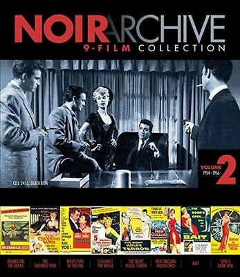 #ad Noir Archive 9 Film Collection: Volume 2: 1954 1956 New Blu ray $28.51