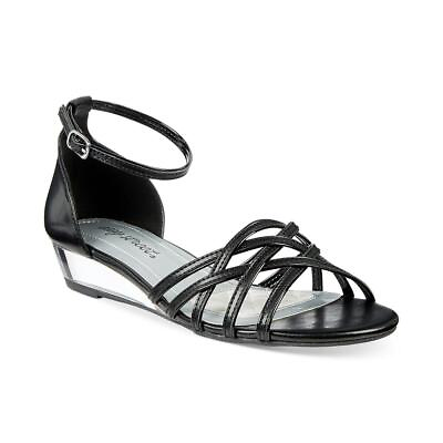 #ad Easy Street Womens Tarrah Faux Leather Strappy Evening Sandals Shoes BHFO 8473 $13.99