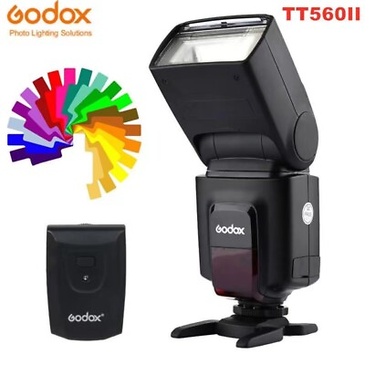 #ad Godox TT560II Thinklite Camera Flash Light Speedlite Wireless Signal Canon Nikon $58.00