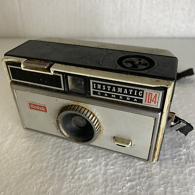 #ad Vintage 1960#x27;s Kodak Instamatic 104 Camera w Wrist Strap UNTESTED $9.88