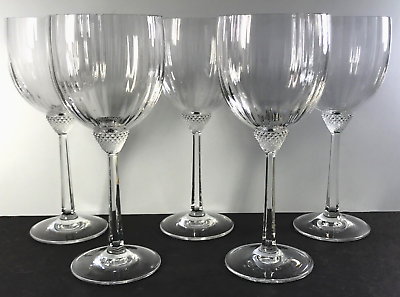#ad Set 5 Villeroy amp; Boch Octavie Crystal Wine Glasses 8quot; H $110.00