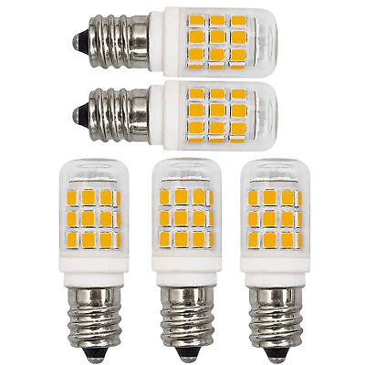 #ad Pack of 5 E12 Dryer Chandelier Led bulb 3W Equivalent to 30W 20W 25W Warm Whi... $22.45