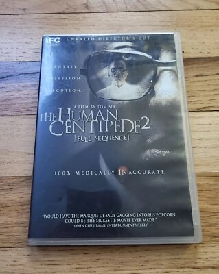 #ad The Human Centipede 2 Full Sequence DVD Unrated Director#x27;s Cut RARE 2011 IFC $25.99