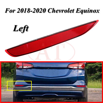 #ad Rear Left Driver Side Bumper Reflector Fits For 2018 2019 2020 Chevrolet Equinox $10.09