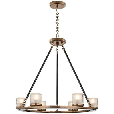 #ad Kalco Lighting 512472LB Library Chandelier Library Brass $1108.00