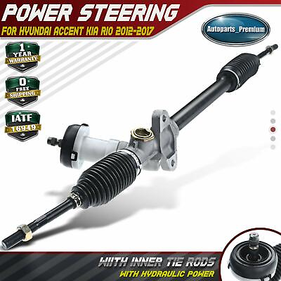 #ad Power Steering Rack and Pinion Assembly w EPS for Hyundai Accent Kia Rio 12 17 $102.99