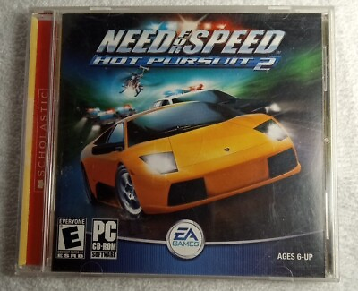 #ad Need For Speed: Hot Pursuit 2 PC CD Rom Game NFS 2002 EXCEPTIONAL DISC $12.00