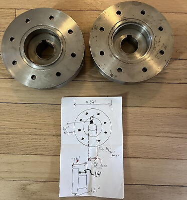 #ad Steel Boat Prop Shaft Flange ACME A37211. See Photos And Diagram. $125.00