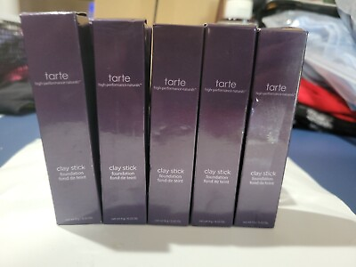 #ad Tarte Clay Stick Foundation Assorted Shades 9g Full Size NIB Authentic $17.85