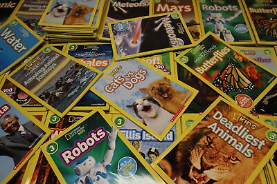 #ad Lot of 8 National Geographic Kids Level 3 Paperback Books MIX $22.95