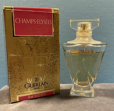 #ad Champs Elysees vintage by Guerlain 1 oz Eau De Toilette Spray 95% Full In Box $91.80