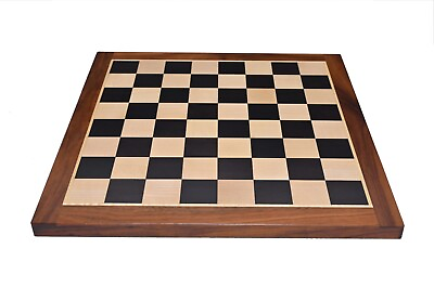#ad 23quot; Ebony Wood Chess Set Board Solid Ebony wood Square with Golden Rosewood $272.09
