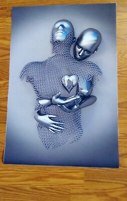 #ad Bedroom Picture Metal Figures Statutes Romantic Abstract Picture $15.00