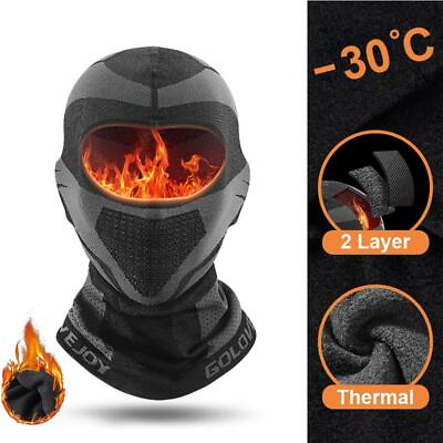 #ad Balaclava Top Warm Mask Full Face Winter Four Seasons Breathable Motorcycle Bike $14.49