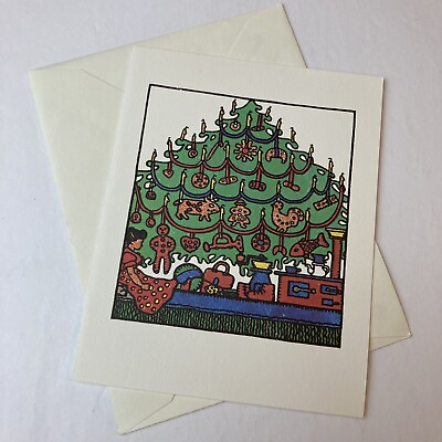 #ad Christmas￼ Tree Greeting Card 1985 Color lithograph Metropolitan￼ Museum Of Art $5.99