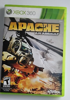 #ad Apache: Air Assault Microsoft Xbox 360 2010 CIB w Manual Tested Free Shipping $25.00